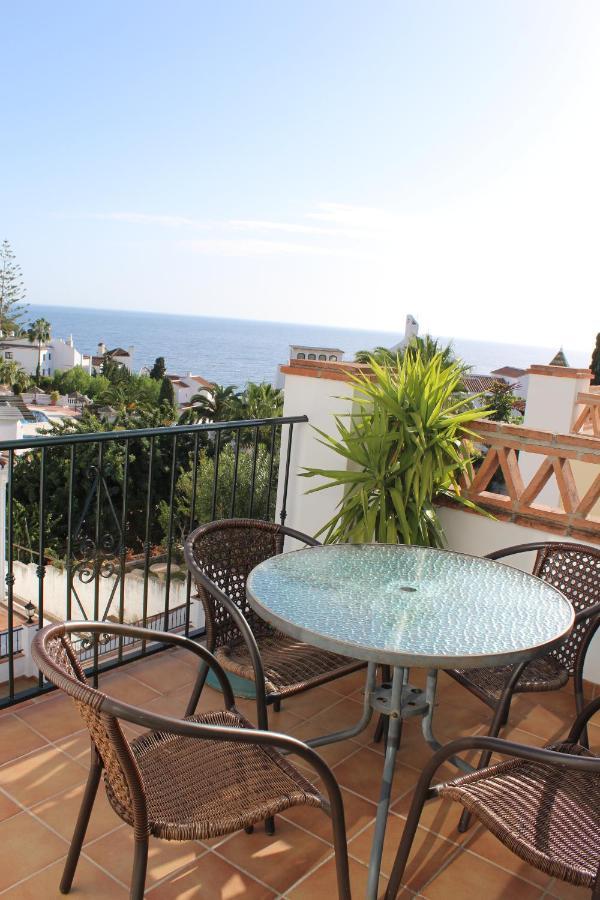 Playa Burriana, Tva Terasser, Havsutsikt, Pool Apartment Nerja
