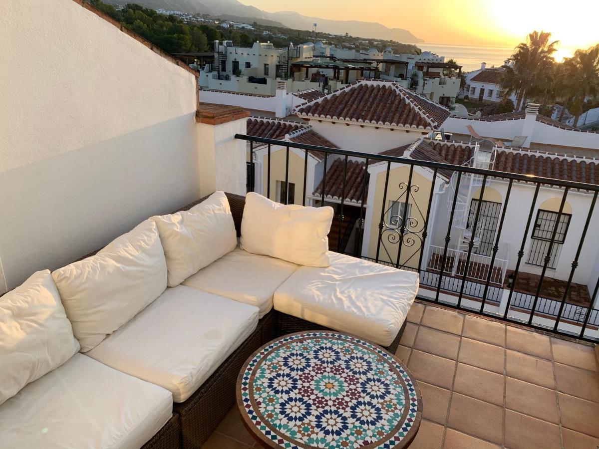 Playa Burriana, Tva Terasser, Havsutsikt, Pool Apartament *